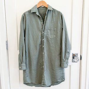 Frank & Eileen Mary Long Sleeve Button-Up Shirtdress